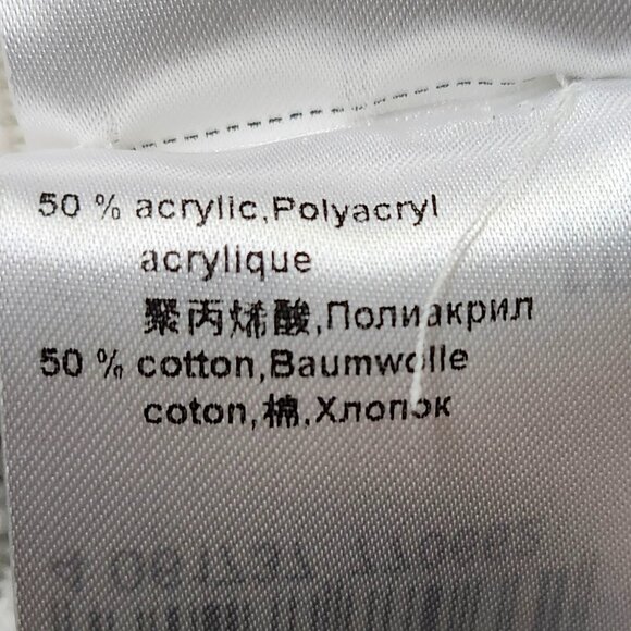 Marc Cain Women's White/Tan Knitted Sweater Cardigan Size 10 - Picture 6 of 6